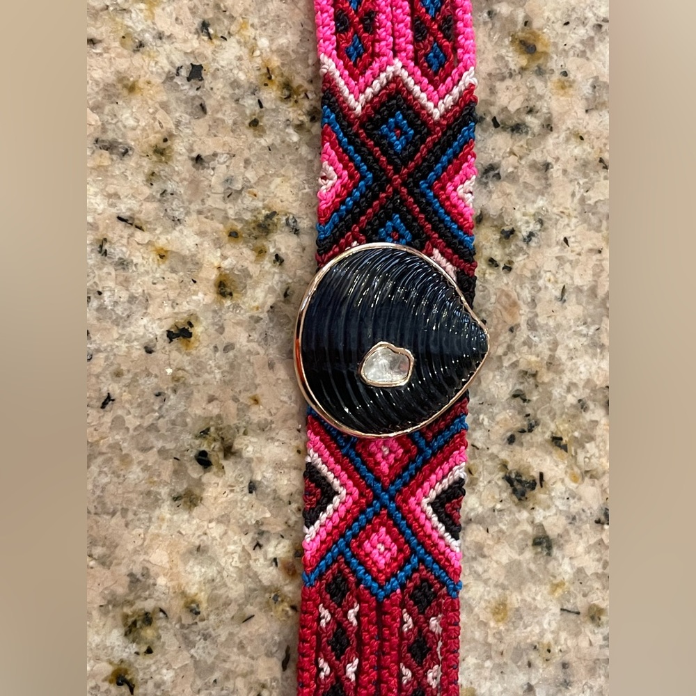 Dezso Sara Beltran Grande Polki Diamond Bracelet Friendship Cuff